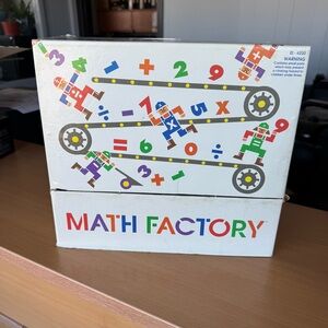 Vintage 1994 Math Factory Educational Set